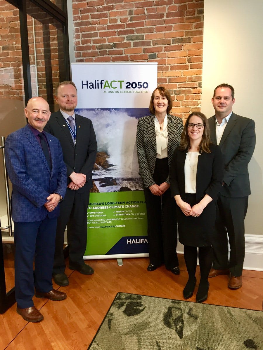 The HalifACT team meets with Canadian Ambassador for Climate Change, Patricia Fuller