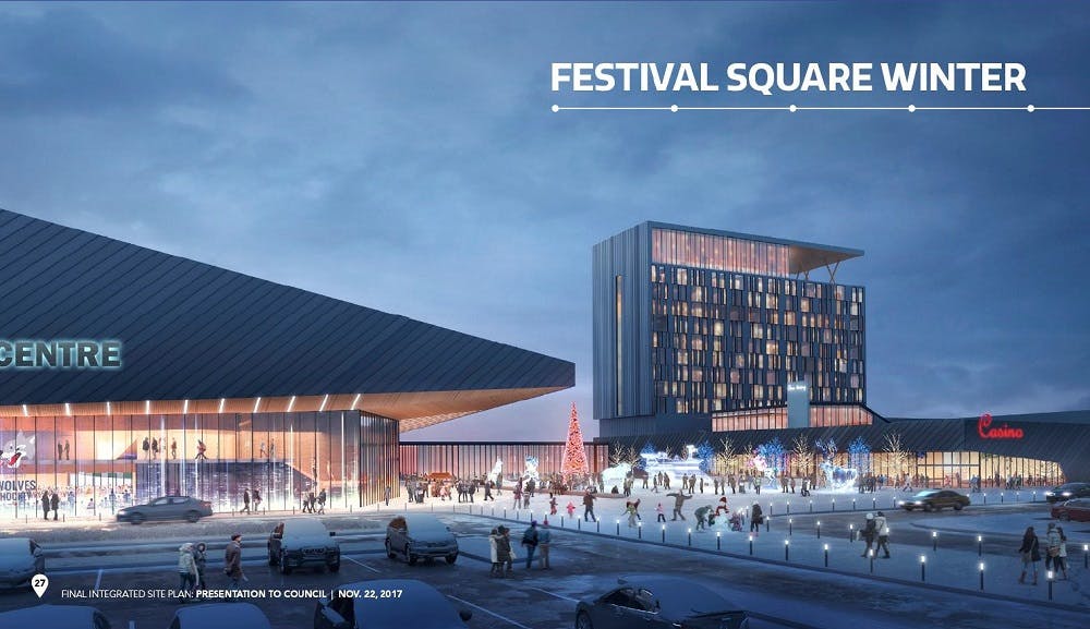 Festival Square Rendering Winter