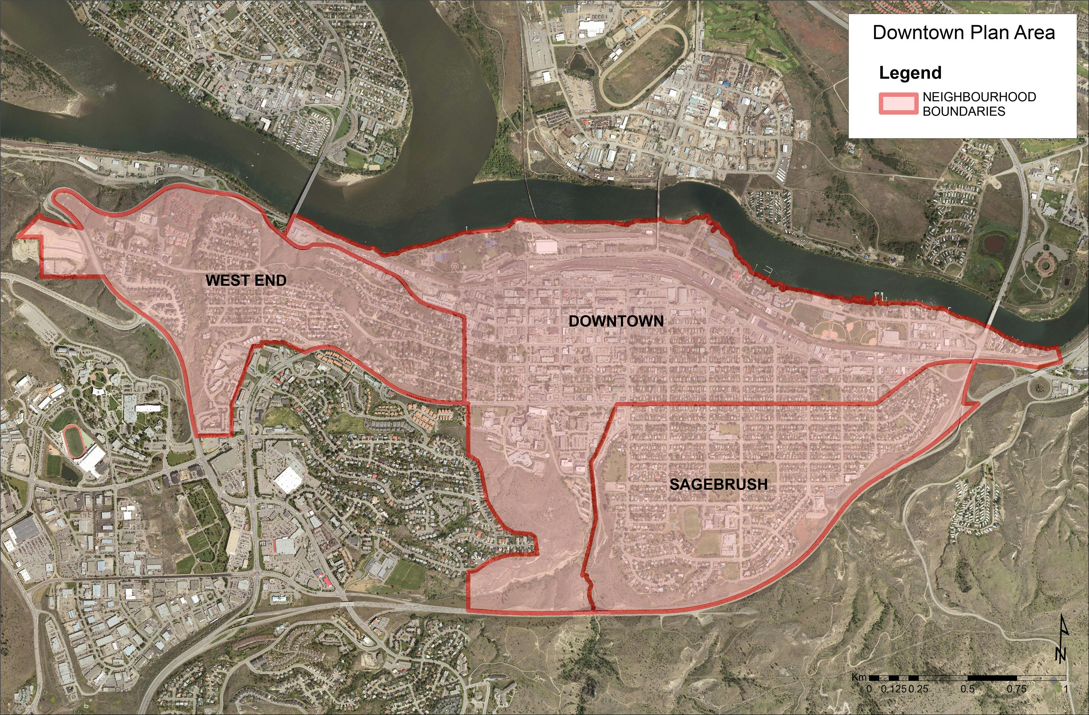 Downtown Plan Area Map