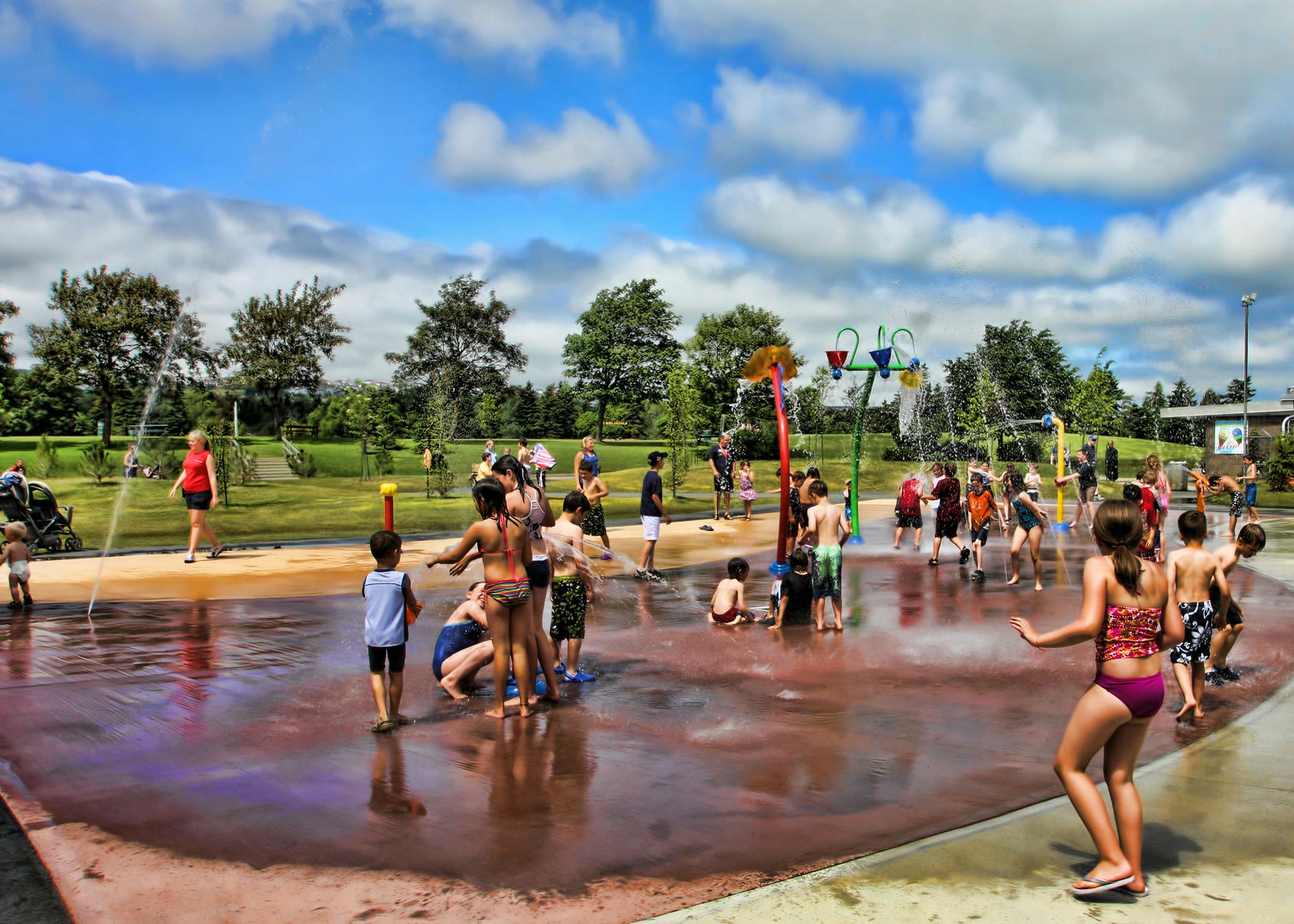 Splash Pad In Bowring Park Bowring Park Foundation Photo