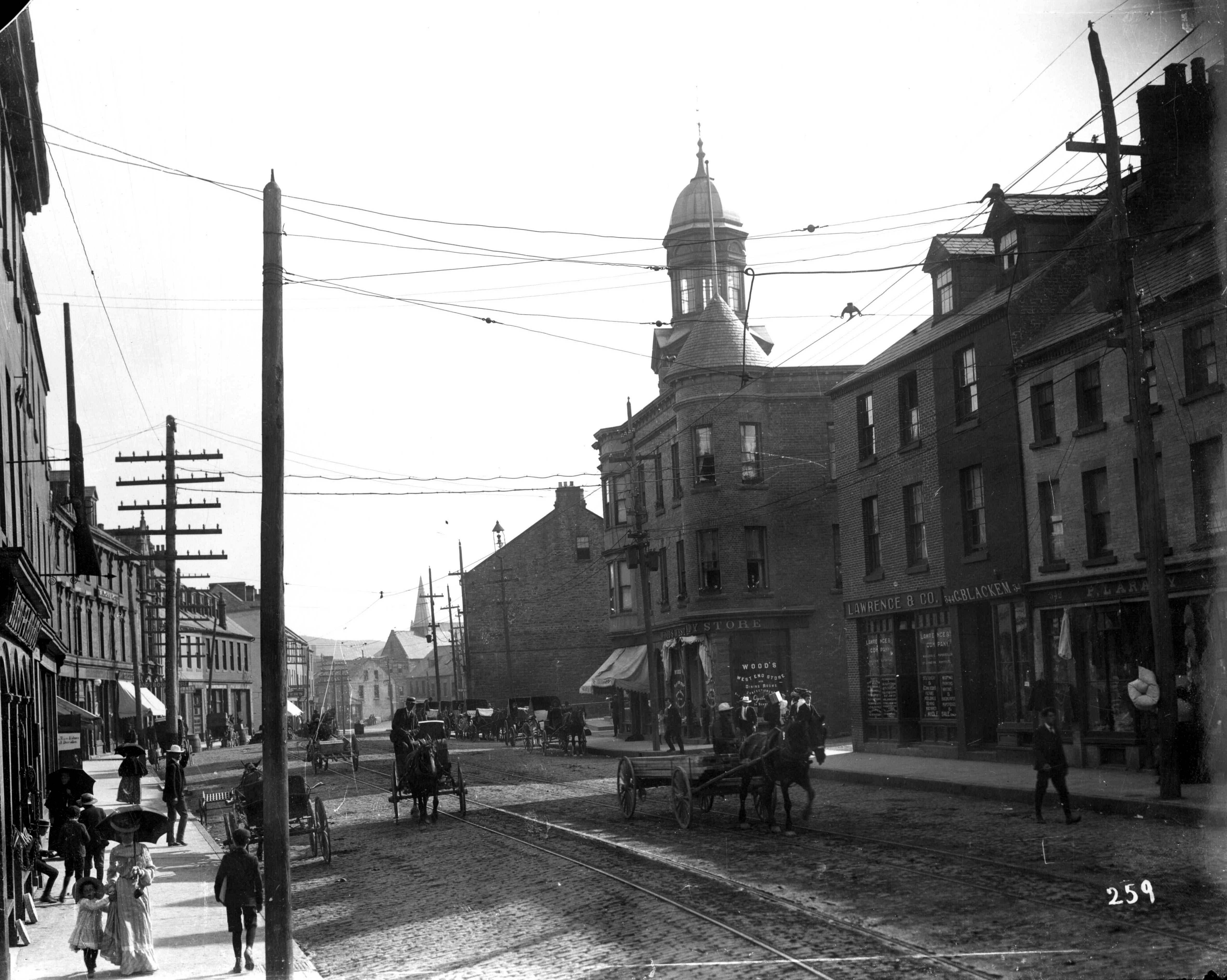 1900's: Water Street looking west from the foot of Adelaide Street