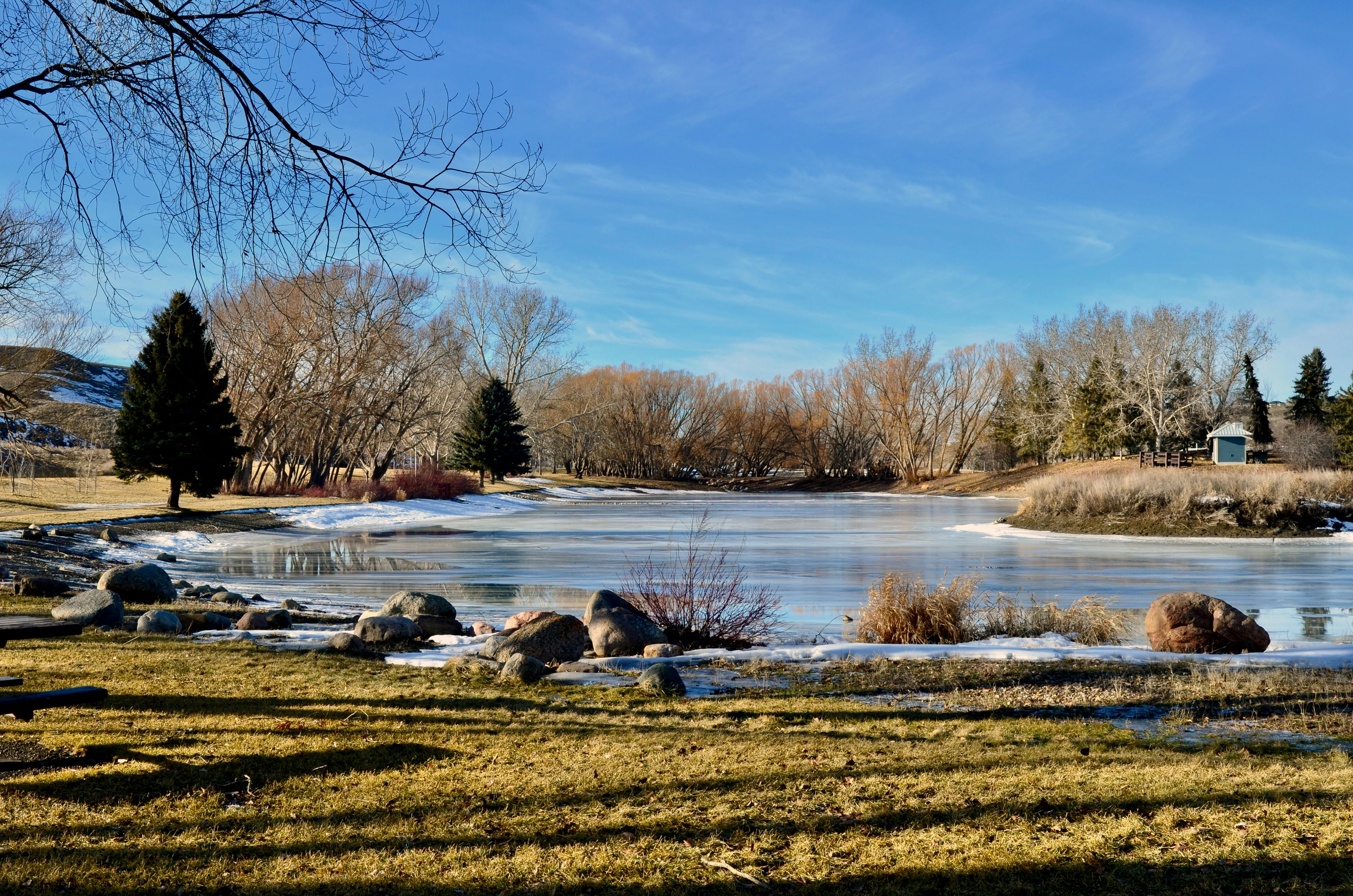 Winter Boating Lake