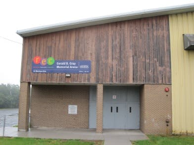 Gray Arena Entrance