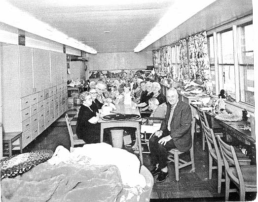 Sewing Room at old Sunnyside Home