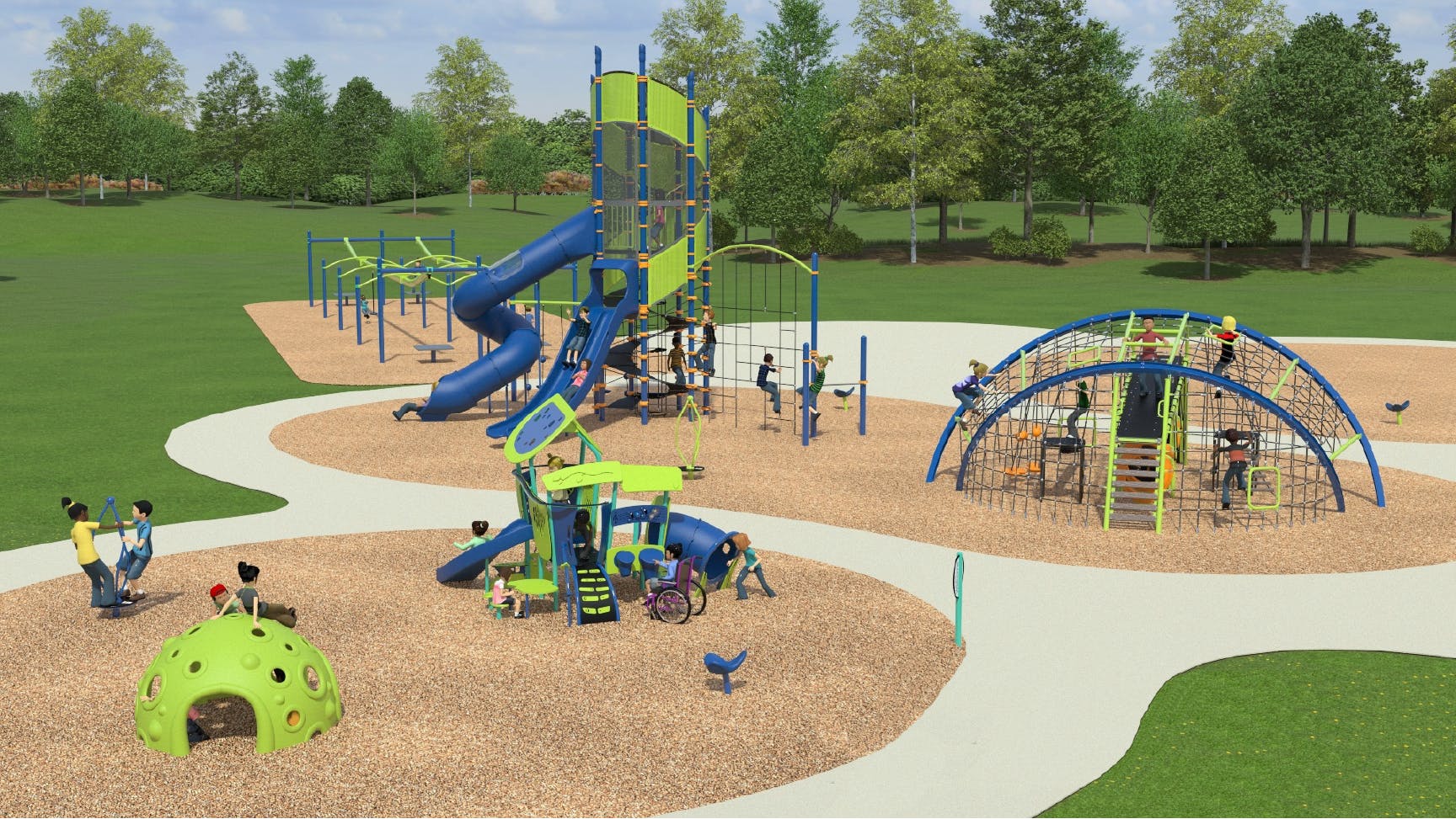 Crossings Playground Renderings