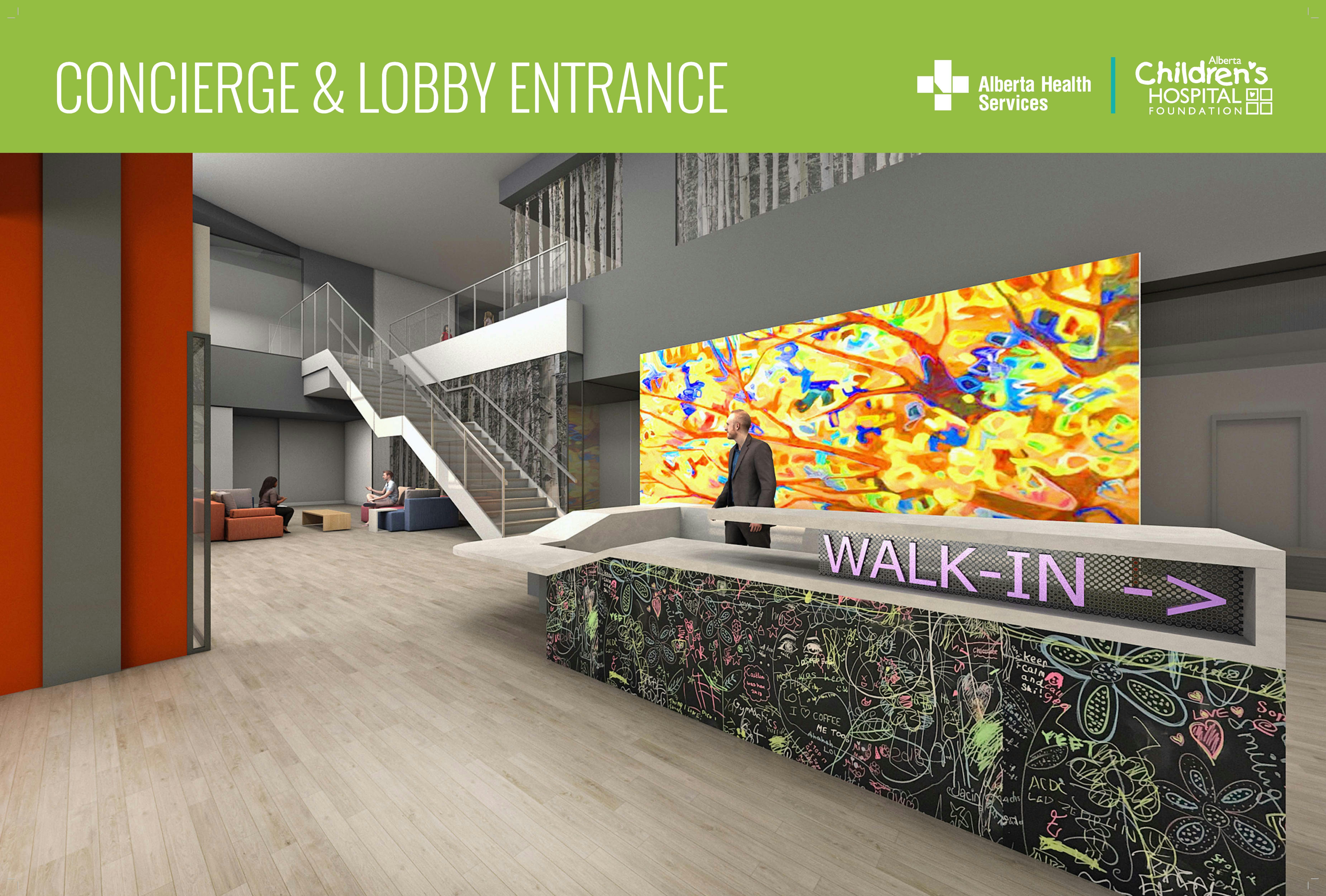 Concierge and lobby entrance