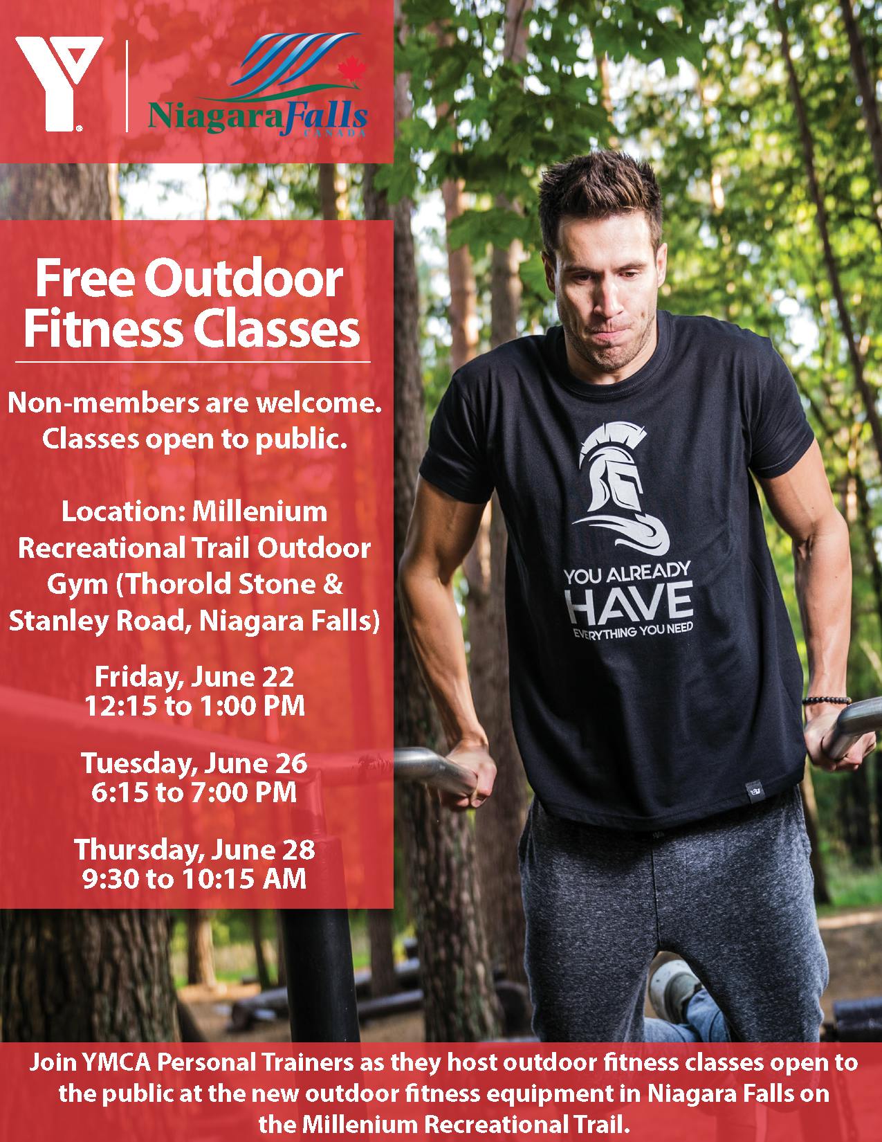 Ymca Rc Outdoor Fitness Equipment Poster 2018