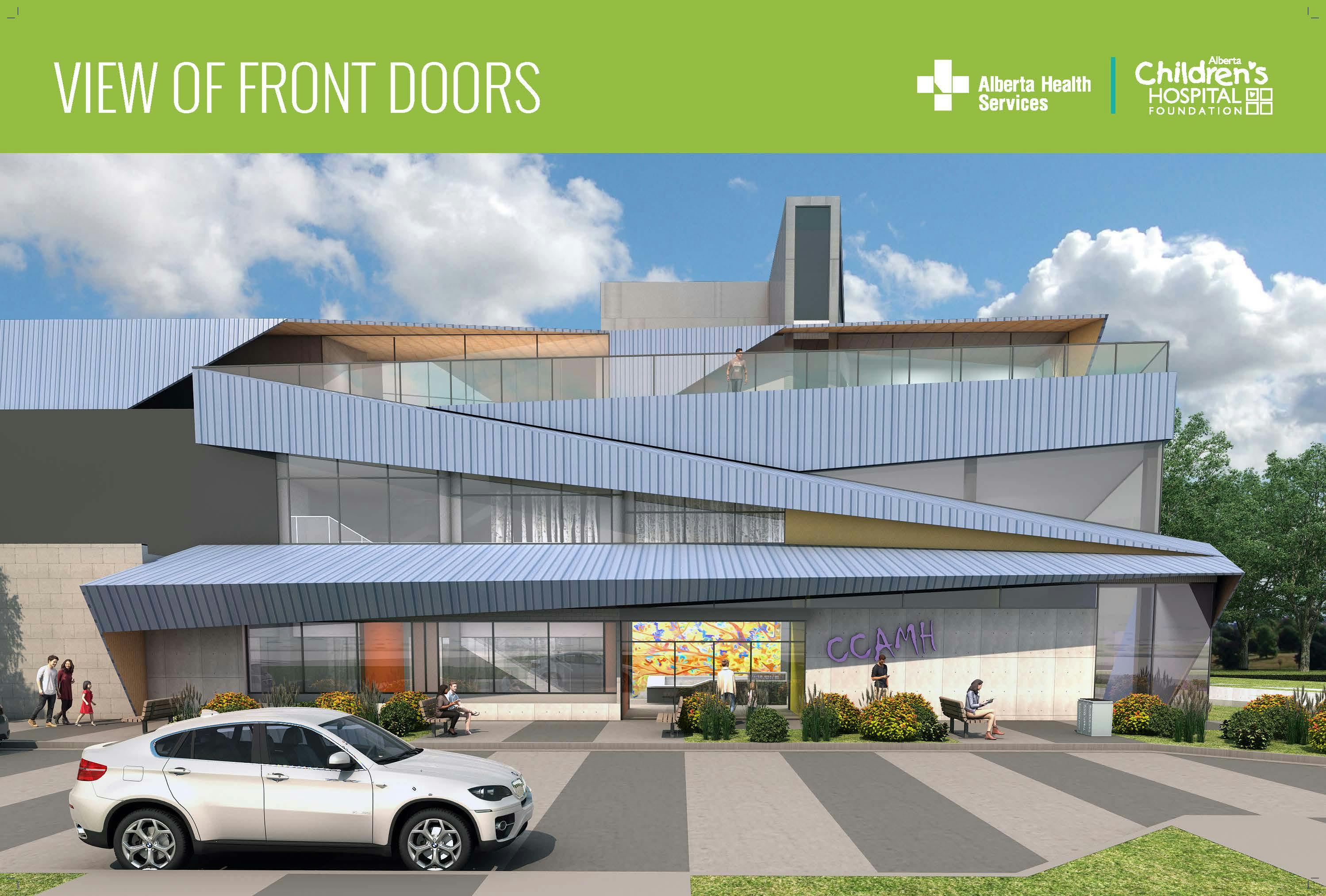 View of front doors