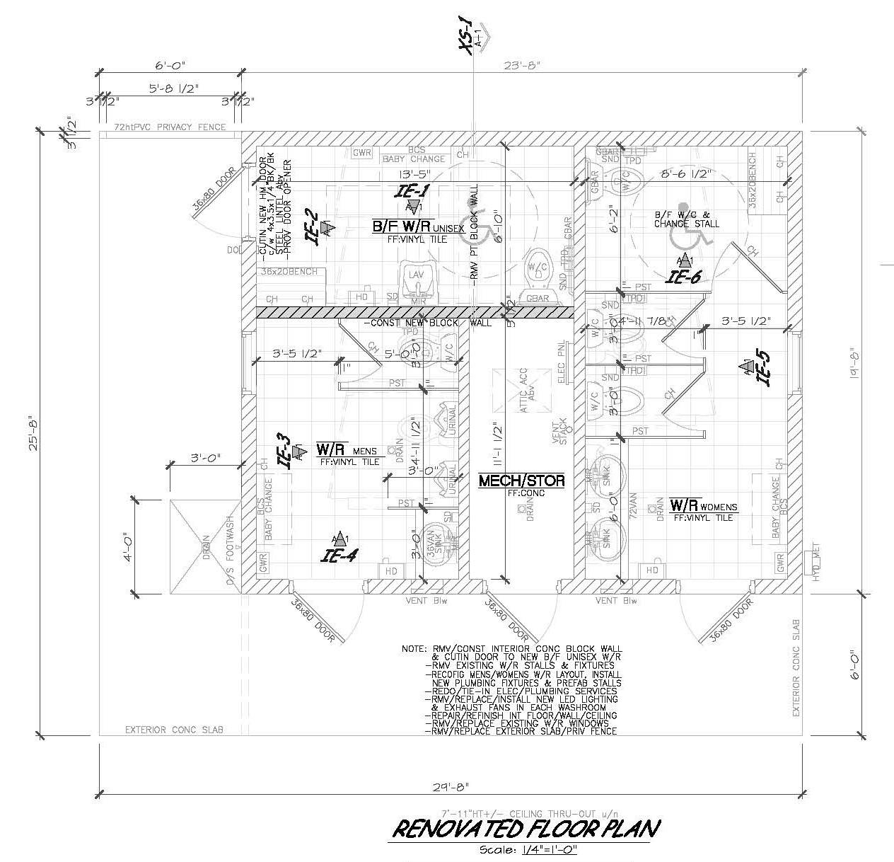 Point Clark Washroom Design