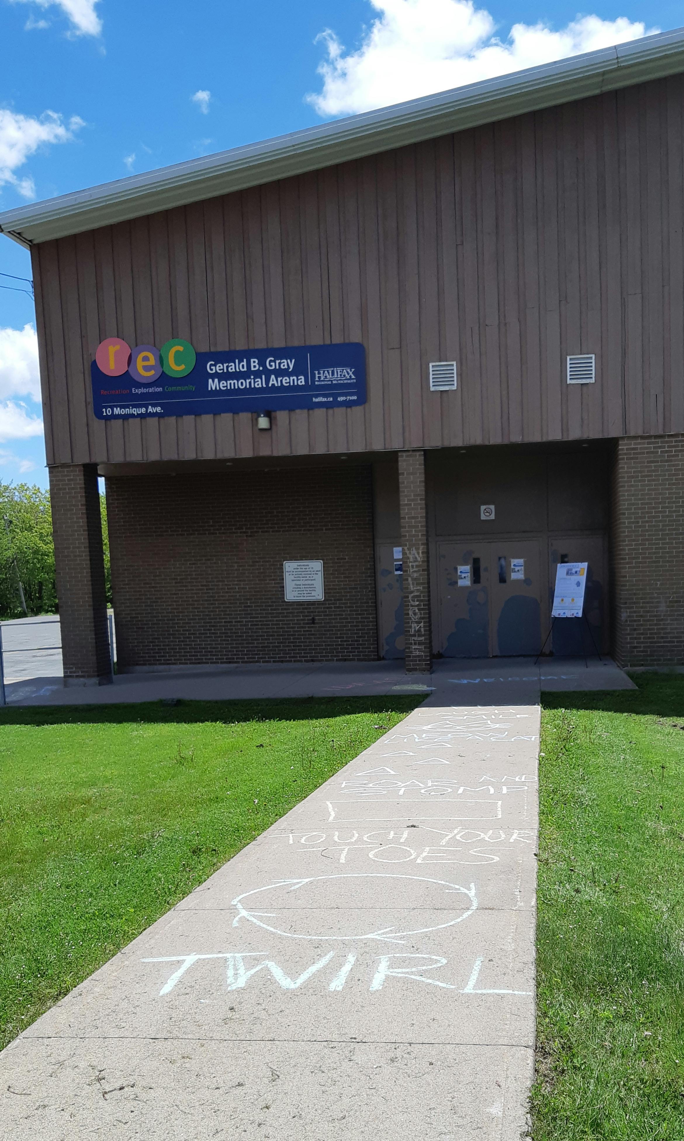 Gray Arena Entrance