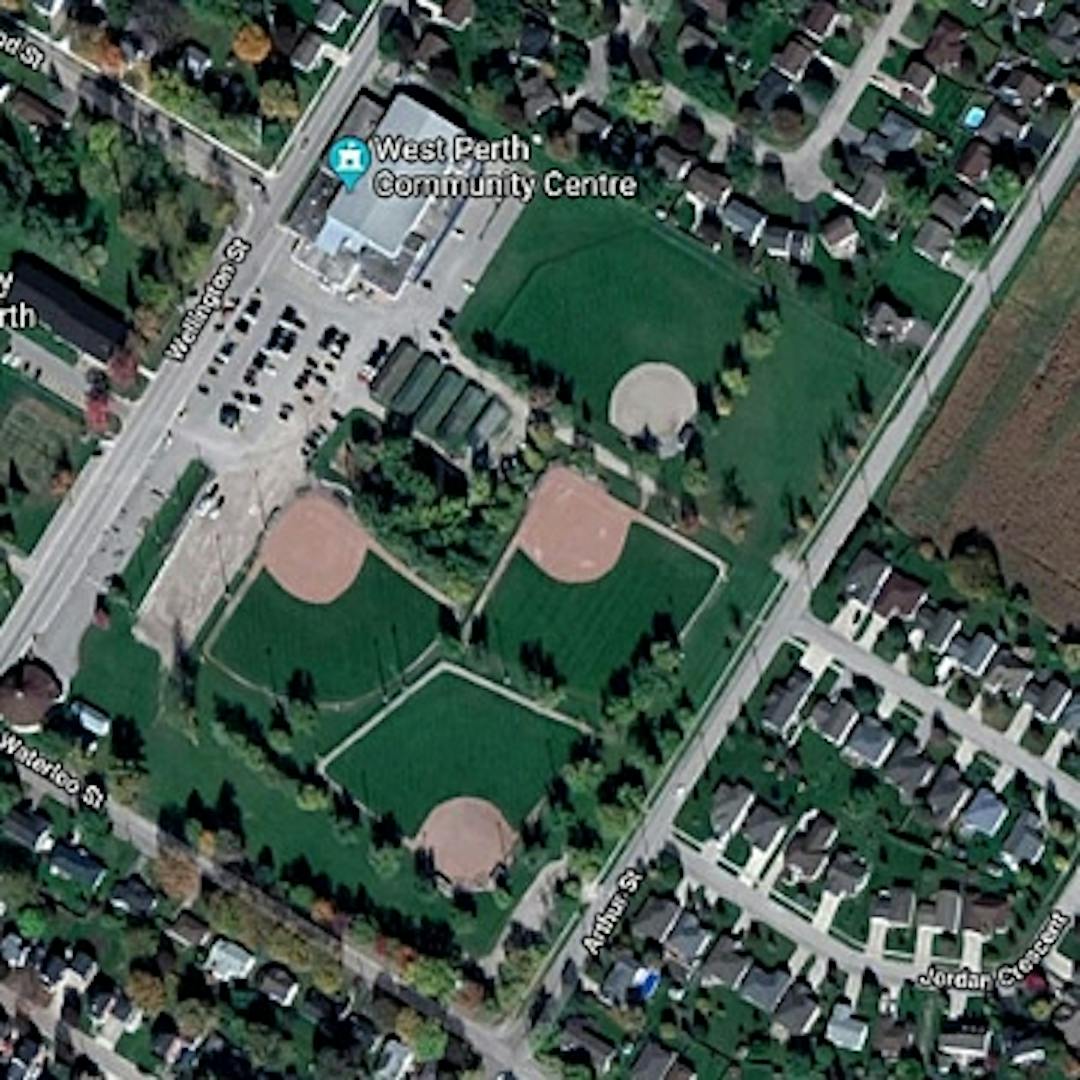 Keterson Park An aerial satellite view of Keterson Park.