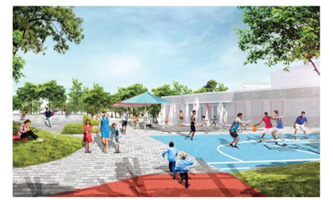 Albert McCormick Community Centre Picture of park improvements at Albert McCormick Community Centre