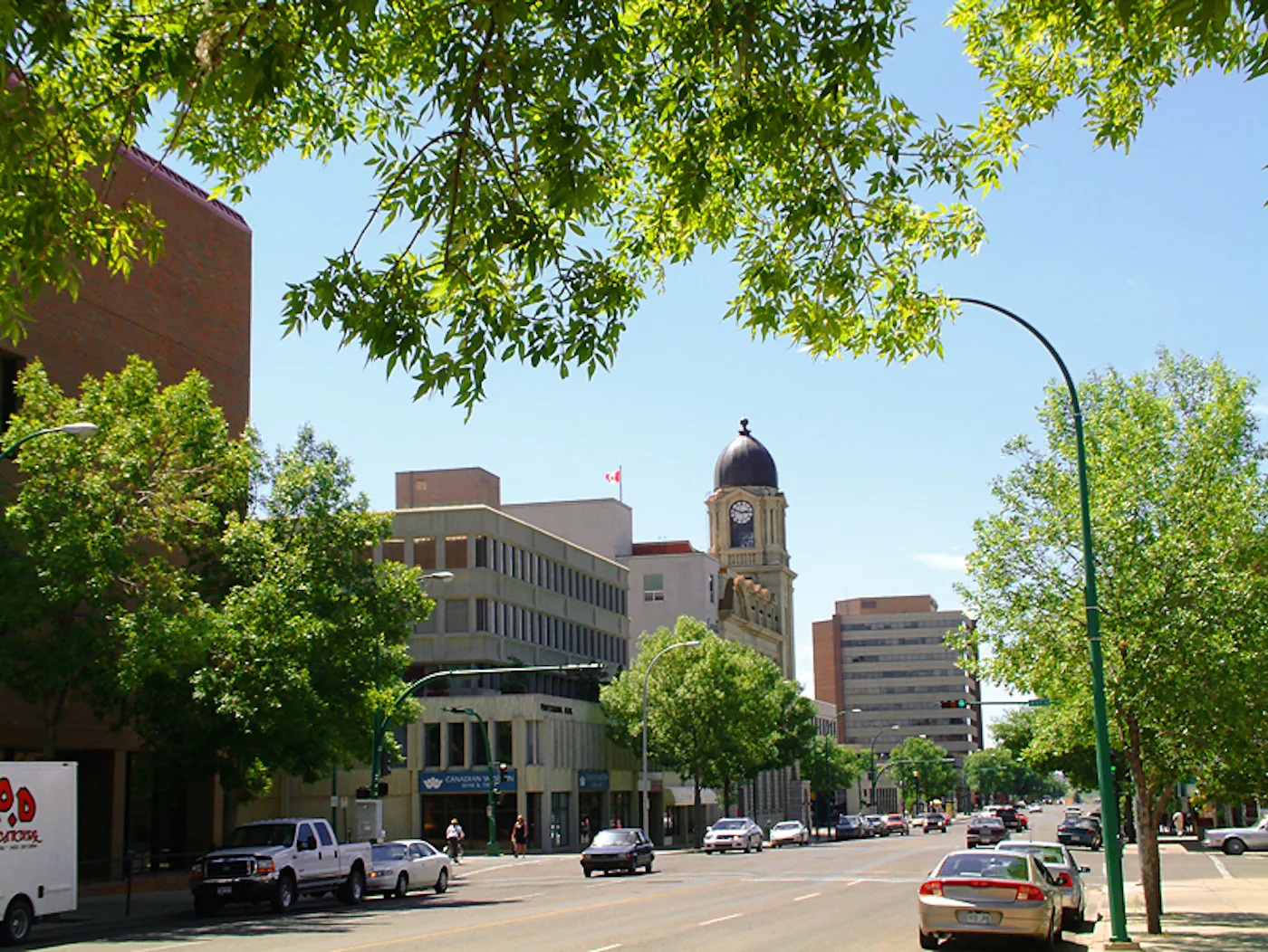 Downtown Lethbridge business district