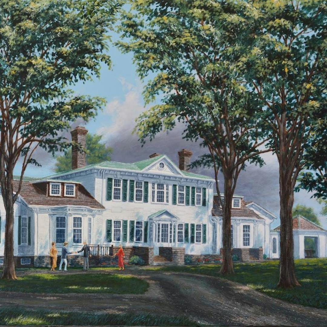 Belle Vue circa 1928, by Peter Rindlisbacher Belle Vue House