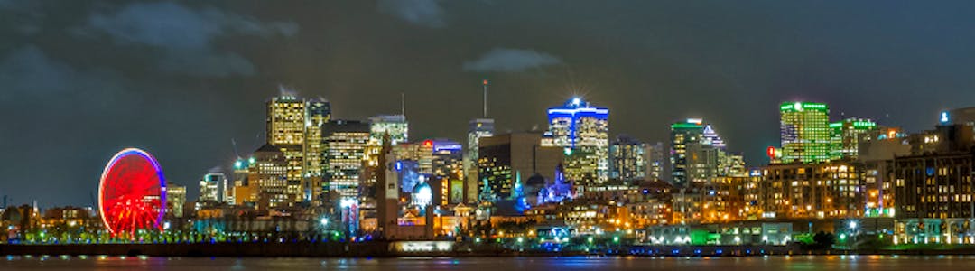 Photo : Denis Labine - Ville de Montréal Montreal at night